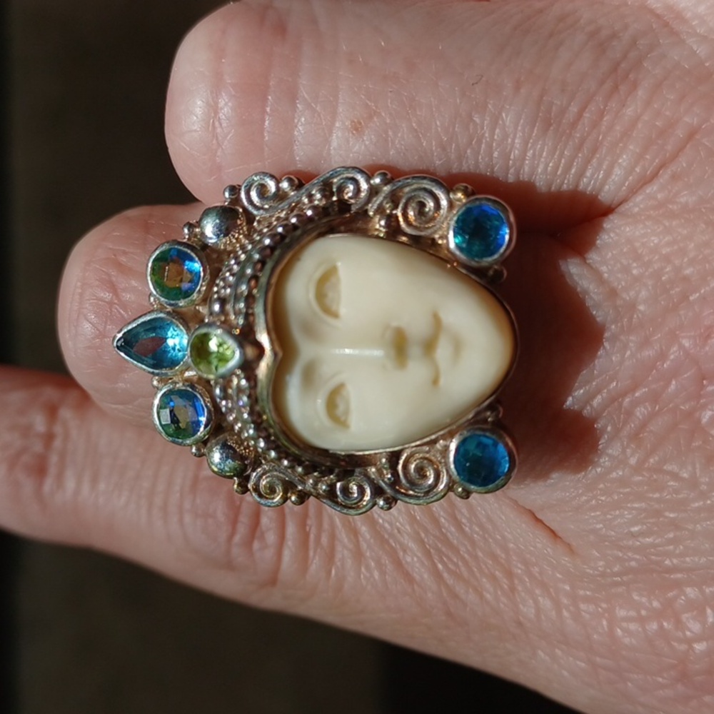 COPY - Vintage Sajen goddess ring.